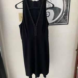 Leith size medium sleeveless black dress